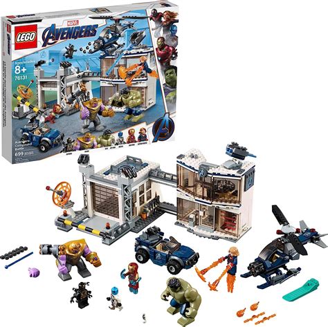 avengers compound lego set.